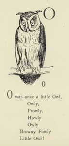 文字O 作： Edward Lear